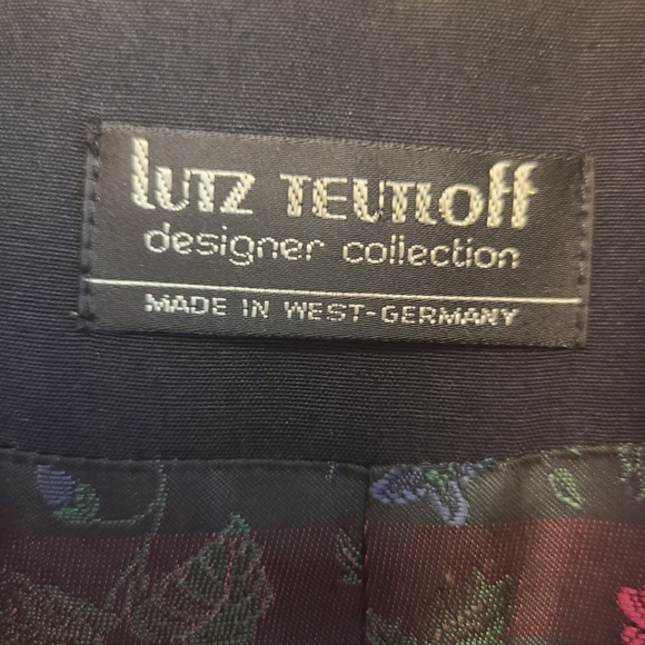 Lutz Teutloff Vintage 80s Wool /Cashmere blend Jacket - Picture 2 of 8